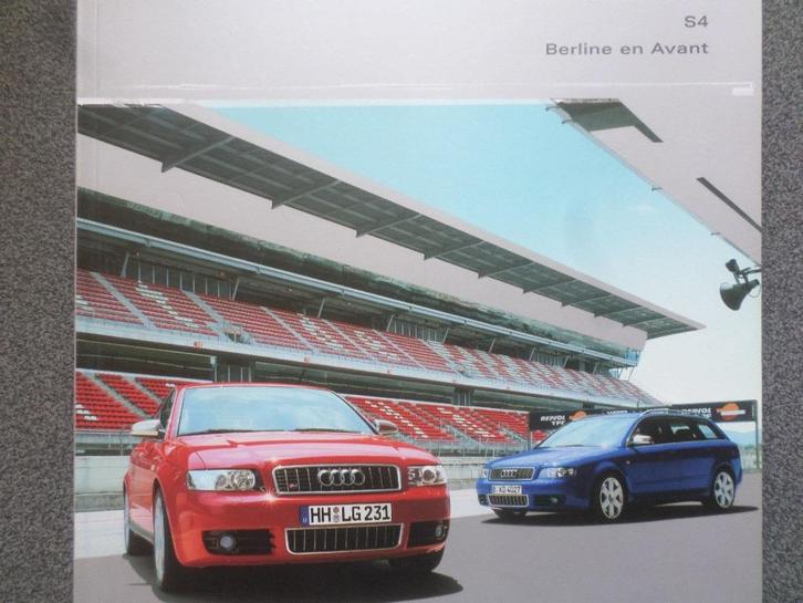 Audi S4 V8 Berline & Avant 2003 2004 Brochure, Boeken, Auto's | Folders en Tijdschriften, Zo goed als nieuw, Audi, Verzenden