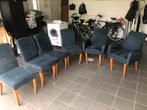 Jan de Bouvrie stoelen ( 6 stuks), Overige materialen, Vijf, Zes of meer stoelen, Blauw, Gebruikt