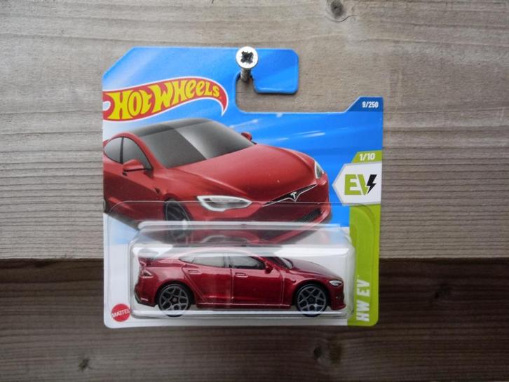 Tesla Model S Plaid Hotwheels, Hobby en Vrije tijd, Modelauto's | Overige schalen, Nieuw, Auto, Ophalen