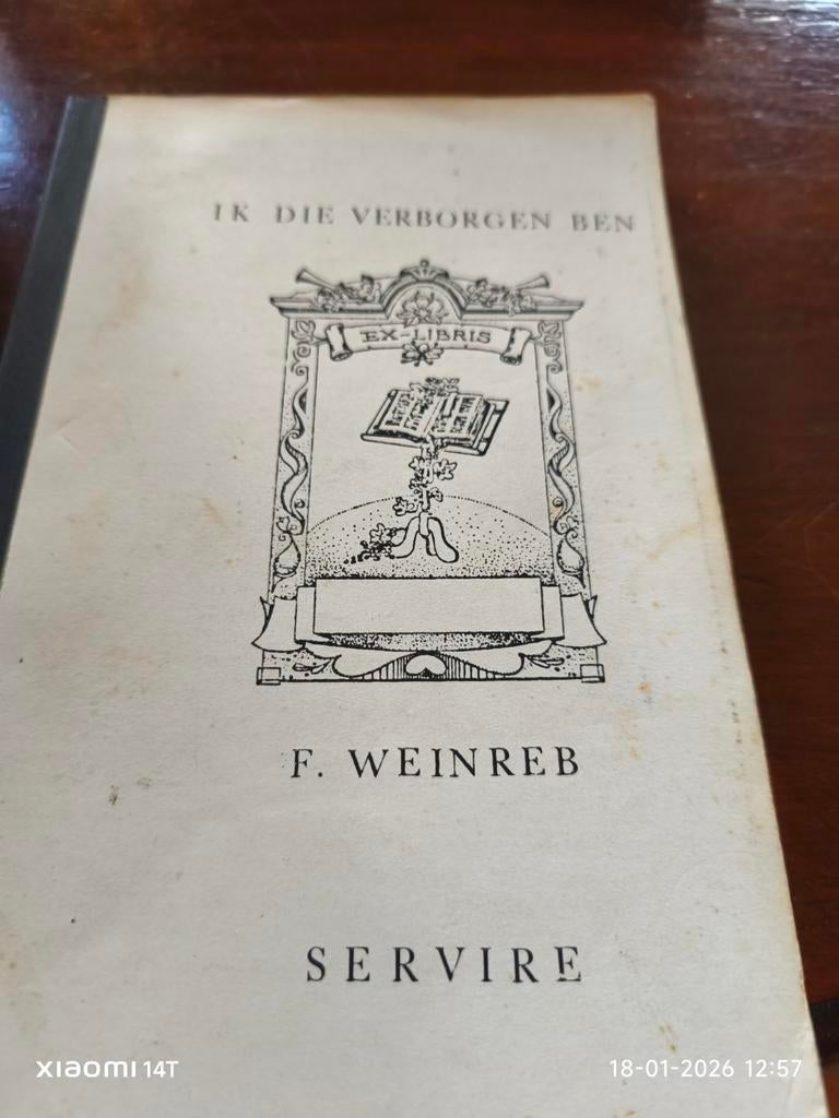 Ik die verborgen ben - F. Weinreb, Ophalen of Verzenden, Gelezen, F. Weinreb