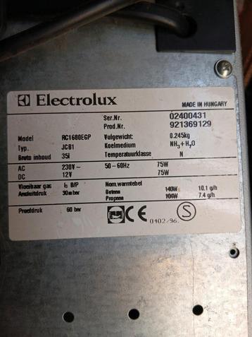 Electrolux RC1600EGP Koelbox - 35L - Gas/12V/230V beschikbaar voor biedingen