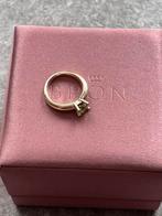 Bron phlox ring / peridot & diamant / geelgoud, Sieraden, Tassen en Uiterlijk, Ringen, Ophalen of Verzenden