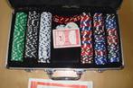 pokerset in aluminium koffer, Hobby en Vrije tijd, Gezelschapsspellen | Kaartspellen, Verzenden, Nieuw