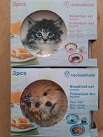 Dieren servies van keramiek (kat en hond), Keramiek, Overige typen, Nieuw, Ophalen of Verzenden