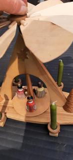 PYRAMIDE KERST DECORATIE HOUT, Diversen, Kerst, Ophalen of Verzenden, Gebruikt