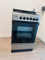 Indesit Gasfornuis met Elektrische Oven, Witgoed en Apparatuur, Ophalen, Gebruikt, Grill, 4 kookzones