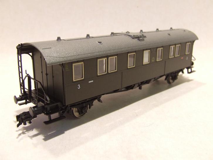 PIKO 53143 DRG personenwagen, 2 assig, 3e klas, nieuw in OVP, Hobby en Vrije tijd, Modeltreinen | H0, Nieuw, Wagon, Gelijkstroom of Wisselstroom