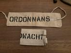 Nederlands leger 2 maal armband ordonnans en schildwacht, Embleem of Badge, Nederland, Ophalen of Verzenden, Landmacht