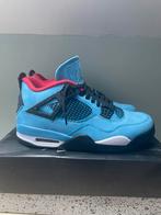 Jordan 4 Travis Scott maat 44, Blauw, Nieuw, Ophalen of Verzenden, Sneakers of Gympen