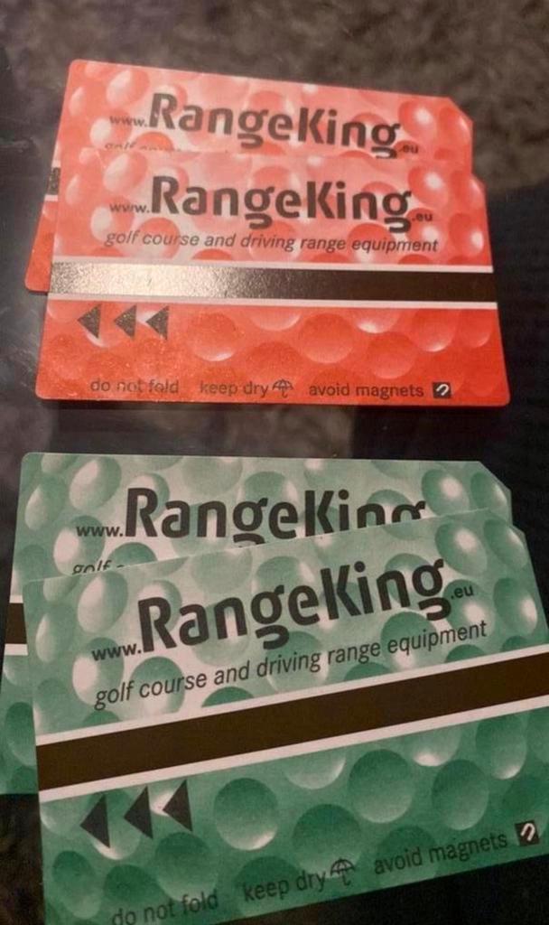 DRIVING RANGE KAARTEN HGE GOLF / BURGGOLF, Hobby en Vrije tijd, Stempelen, Nieuw, Clearstamp, Ophalen