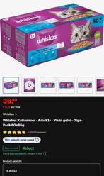 Katten natvoer whiskas vis, Ophalen, Kat