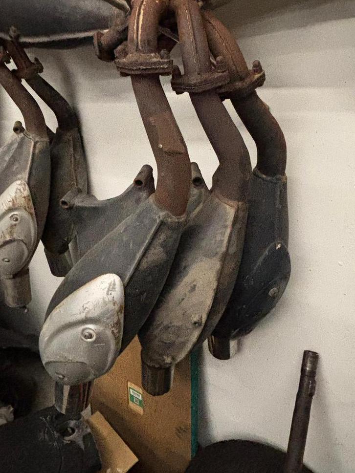 Piaggio zip 2takt uitlaat esm H2O origineel onderdelen, Motoren, Tuning en Styling, Ophalen of Verzenden