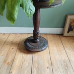Lucky Vintage houten antieke grote plantentafel, Huis en Inrichting, Woonaccessoires | Zuilen en Pilaren, Ophalen, Gebruikt, Plantentafel