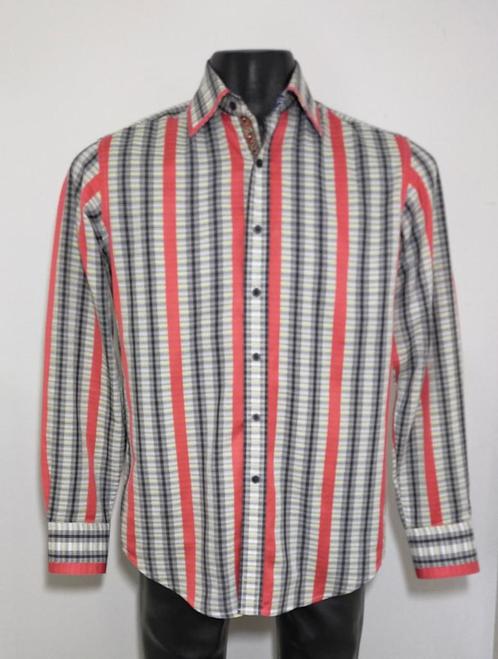 Multikleurig gestreept overhemd van Robert Graham, Kleding | Heren, Overhemden, Zo goed als nieuw, Halswijdte 38 (S) of kleiner