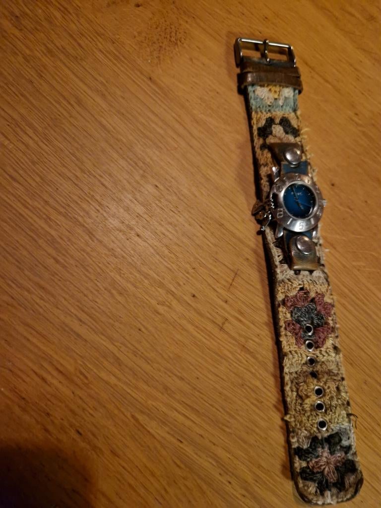 IBIZA STYLE HORLOGE FOSSIL, Ophalen of Verzenden, Leer, Overige merken