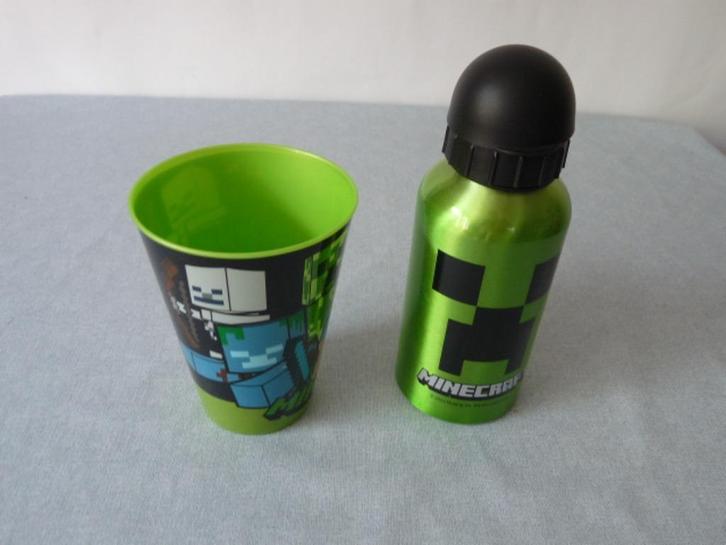 Minecraft beker en Minecraft drinkfles-bidon, Nieuw, Kinderen en Baby's, Kinderspulletjes, Nieuw, Ophalen of Verzenden
