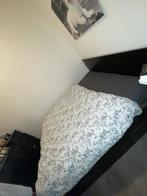 Brimnes bed met lades zwart, Huis en Inrichting, Slaapkamer | Bedden, 160 cm, Gebruikt, Hout, Zwart