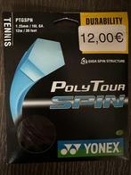 Yonex Poly Tour Spin 1.25mm, 12 Meter..NIEUW!!, Sport en Fitness, Tennis, Nieuw, Overige merken, Grip of Snaar, Ophalen of Verzenden