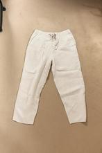 Zara Linnen Broek, Zara, Maat 48/50 (M), Beige, Ophalen of Verzenden