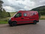 Nissan Interstar Buscamper “Onze Mooie Rooie” , Buscamper of Camperbus, Tot en met 2, Airbags, Diesel