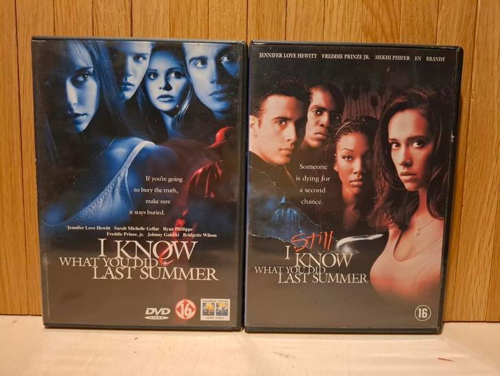 I know what you did last summer 1 & 2 - Slasher - 2 DVD Set, Cd's en Dvd's, Dvd's | Horror, Zo goed als nieuw, Slasher, Vanaf 16 jaar