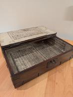 Antieke Chinese houten doos, Ophalen of Verzenden