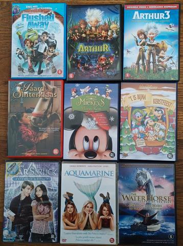 Veel goedkope dvd's oa Flushed away Aquamarine Arthur  beschikbaar voor biedingen