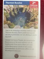 Sauna Thermen Bussloo Voordeelbon, Tickets en Kaartjes, Kortingen en Cadeaubonnen, Drie personen of meer, Kortingsbon, Spa of Sauna