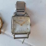 2 x vintage opw horloge v reparatie ond anker omer, Sieraden, Tassen en Uiterlijk, Horloges | Antiek, Overige merken, Staal, Met bandje