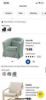 2 Tulsta fauteuils, Ophalen of Verzenden, Zo goed als nieuw, 75 tot 100 cm, 50 tot 75 cm