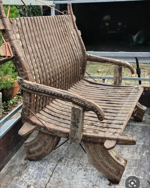 Indiase stoel, Antiek en Kunst, Antiek | Meubels | Stoelen en Banken, Ophalen