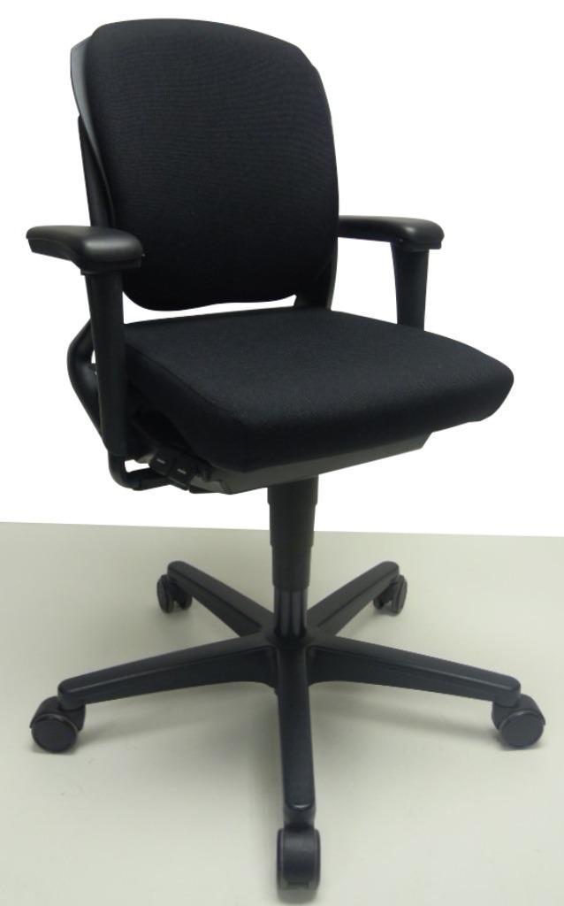 Bureaustoel Ahrend 230 middelhoge rug (Refurbished), Huis en Inrichting, Bureaustoelen, Gebruikt, Zwart, Ophalen of Verzenden