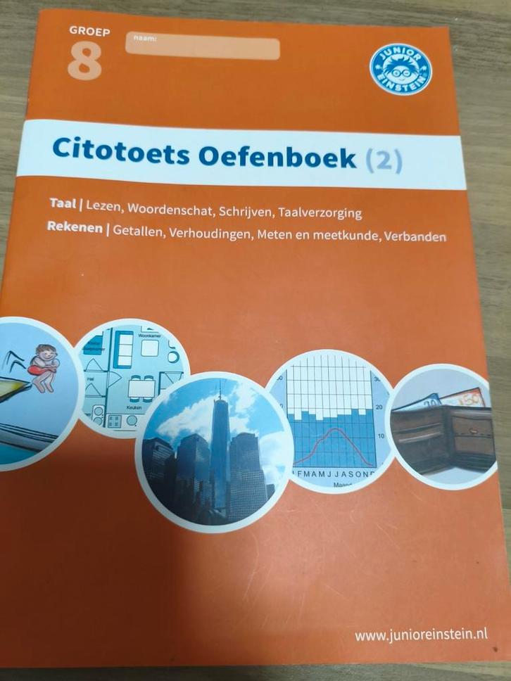 Junior Einstein Oefenboek CITO Groep 8 - Deel 2, Boeken, Schoolboeken, Zo goed als nieuw, Nederlands, VWO, Ophalen of Verzenden
