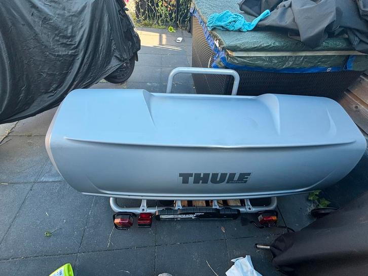 Te koop Thule backup 900 wordt gemonteerd op de trekhaak., Auto diversen, Dakkoffers, Gebruikt, Ophalen