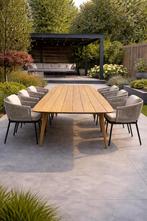 Deens ovale teak tuintafel teak Deens ovaal buitentafel teak, Ophalen of Verzenden, Nieuw, Rechthoekig, Teakhout