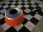 Vintage Vlam Oranje Fondue Pan, Huis en Inrichting, Ophalen of Verzenden, Gebruikt, Overige materialen
