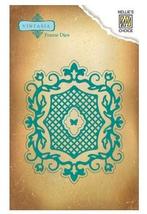 Nieuw set van 5 metal dies Square Frame Grid Nellie Snellen, Hobby en Vrije tijd, Kaarten | Zelf maken, Ophalen of Verzenden, Nieuw