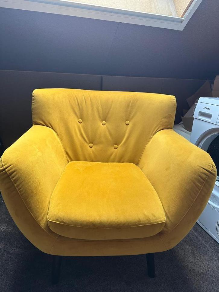 Mooie fautteuil van Goossens, Huis en Inrichting, Fauteuils, Zo goed als nieuw, Stof, 75 tot 100 cm, 75 tot 100 cm, Ophalen
