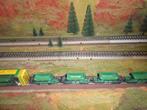 Minitrix 13843 5x Kies / Grintwagons van de SBB, fa. Will AG, Treinset, Gelijkstroom, Trix, Ophalen of Verzenden