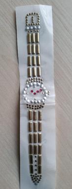 Strijkpatroon horloge met ECHTE Swarovski steentjes, Ophalen of Verzenden, Nieuw, Materiaal