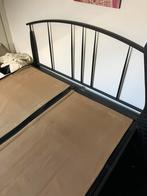 Bed 140x200 gratis ophalen, Ophalen, Zwart, Tweepersoons, 140 cm