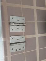 Zeer zware RVS scharnieren van merk BSW 102x102 x3mm, Ophalen, Nieuw, Rvs
