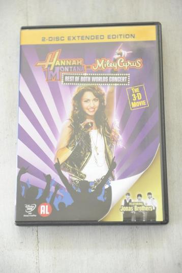 Hannah Montana and Miley Cyrus 2DVDbox 3Dmovie Best of Both beschikbaar voor biedingen