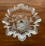 Walther Glas kristallen kerst voetschaal, Diversen, Kerst, Ophalen of Verzenden, Zo goed als nieuw