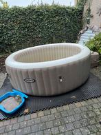 Intex Spa Jacuzzi 6pers - Heerlijk Ontspannen!, Tuin en Terras, Bubbelbaden en Hottubs, Ophalen of Verzenden, Gebruikt, Afdekzeil