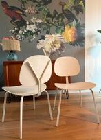 Vintage set 2 Auping stoelen, Wim Rietveld 1950s 1960s, Huis en Inrichting, Stoelen, Ophalen, Zo goed als nieuw, Wit, Eén