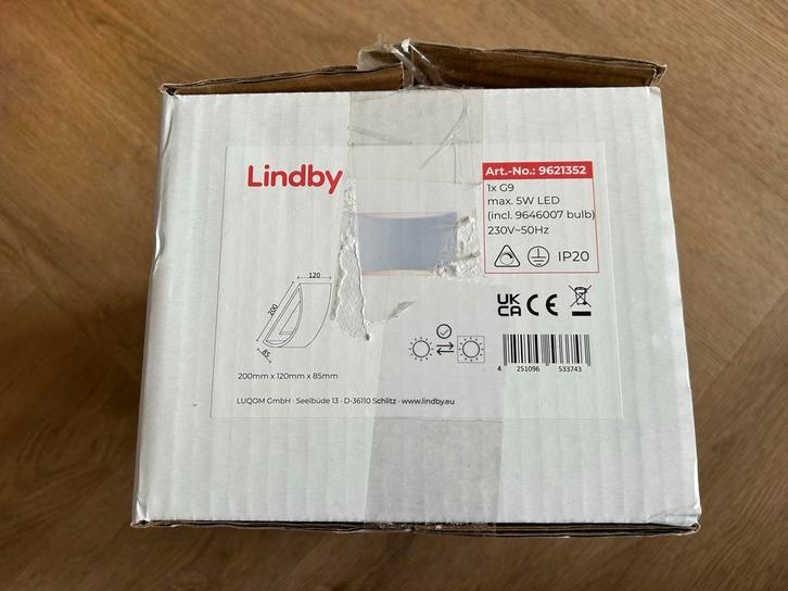 Moderne Wandlamp, Huis en Inrichting, Lampen | Wandlampen, Nieuw, Metaal, Ophalen