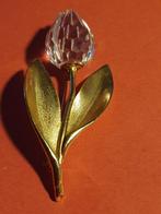 Swarovski bloemvormige tulp broche, Verzamelen, Swarovski, Ophalen, Zo goed als nieuw, Figuurtje