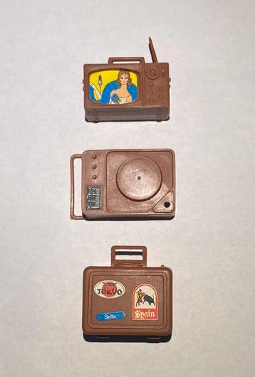 zeldzame 1971 MATTEL tv + platenspeler + koffer beschikbaar voor biedingen