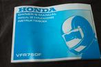 Honda VFR750F 1989  instructie boekje owner's manual VFR750, Ophalen of Verzenden, Honda